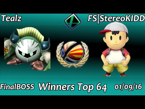 FinalBOSS: Tealz (MK) vs StereoKIDD (Ness) Top 64 Winners