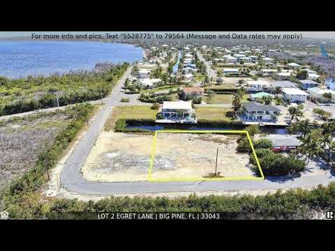 Priced at $115,500 - Lot 2 Egret Lane, Big Pine, FL 33043