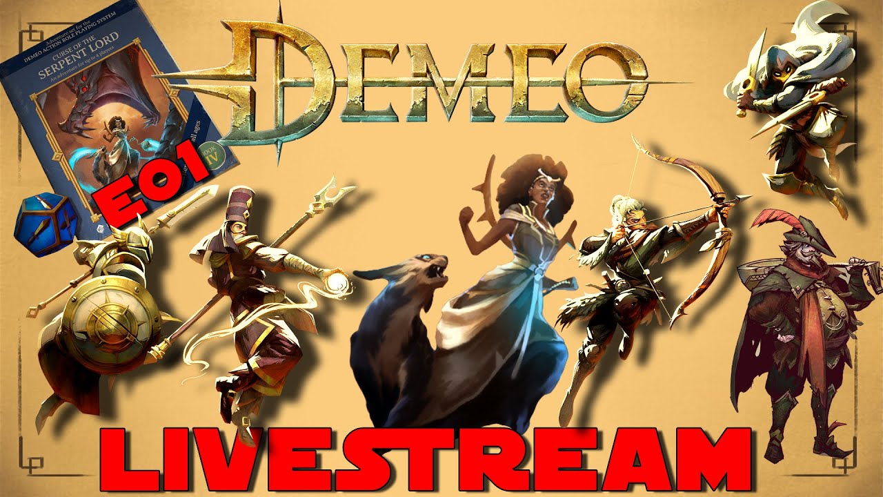 TupacVR - Demeo VR - Curse of the Serpent Lord - Multiplayer Livestream - German / Deutsch