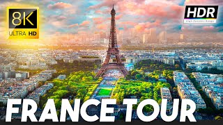 Experience FRANCE: Beautiful Views & Treasures | 8K ULTRA HD | HDR Dolby Vision #8K