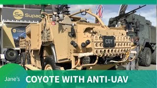 Supacat's HMT 600 Coyote with AUDS (Anti-UAV Defence System) - DVD 2018