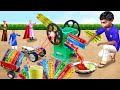 Magical Pepsi Cola Comedy Video Mini Tractor Sugarcane Machine Hindi Kahaniya New Funny Moral Story