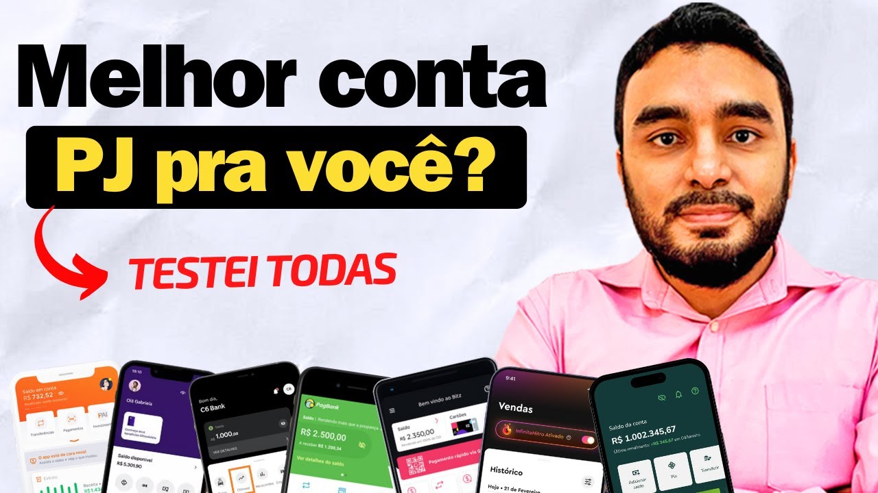 ATUALIZADO: MELHOR BANCO PARA ABRIR CONTA BANCARIA PJ 2025