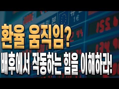 환율 움직임? 배후에서 작동하는 힘을 이해하라!