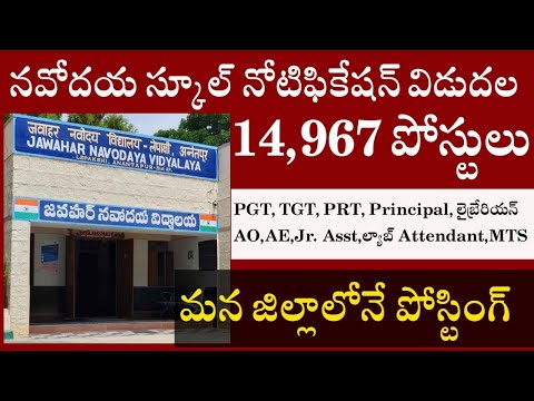 KVS 14967 Jobs Recruitment Notification Out 2025 || Kendriaya Vidyala Recruitment || Navodaya jobs