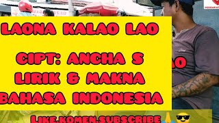 Download lagu LAONA KALAO LAO(Ancha S)| COVER LAGU BUGIS| Lirik dan Makna Bahasa Indonesia Bikin Galau mp3