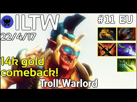 ILTW [Espada] plays Troll Warlord!!! Dota 2 7.21