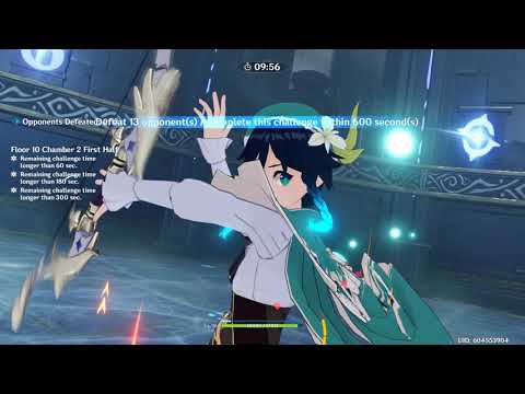 Spiral Abyss Floor 10 (9 Stars Full Clear) (Patch 1.3)