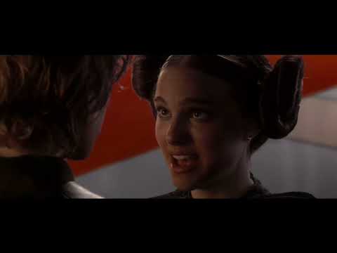 Anakin & Padmé All Kissing Scene | Star Wars Ep II-III • Hayden Christensen and Natalie Portman