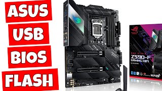 How To USB Flash BIOS Update ASUS ROG Strix Z590-F Gaming WiFi