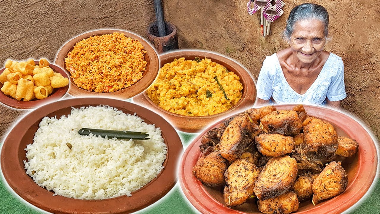 Rice and Curry with Fried Sailfish