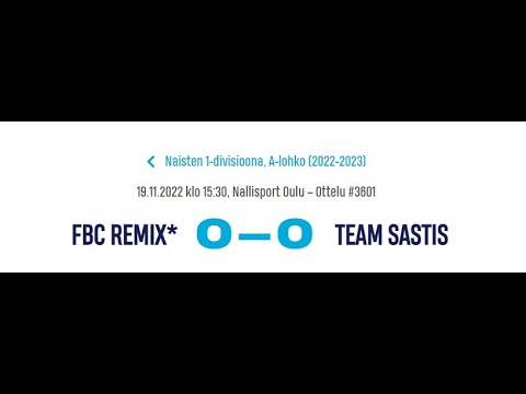 FBC REMIX vs TEAM SASTIS I klo 15.30