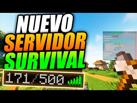 ✅ NEW!  SURVIVAL SERVER 1.20 FOR MINECRAFT PE AND JAVA !🔥
