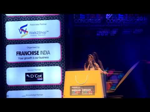 Sonali Gupta Sonali Gupta : Hosting 2016 Awards Night For Retail & E - Retail ( FRANCHISE INDIA )