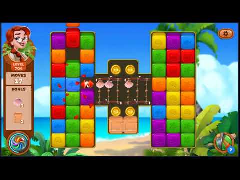 Lost Island Blast Adventure Level 704 - NO BOOSTERS 🏝️ | SKILLGAMING ✔️