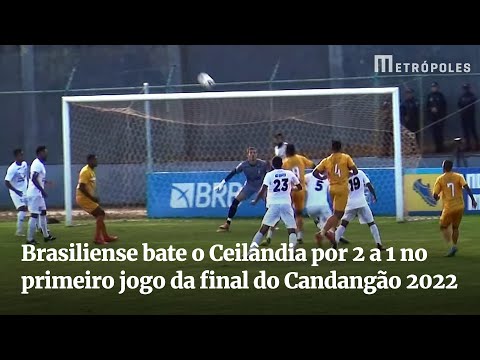Brasiliense bate o Ceilândia por 2 a 1 no primeiro jogo da final do Candangão 2022