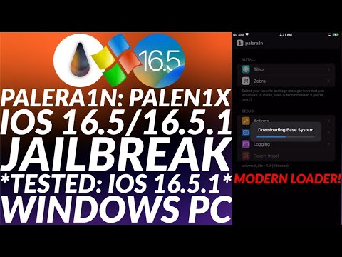 iOS 16.5/16.5.1 Jailbreak Windows PC | Palera1n/Palen1x Jailbreak iOS 16.5/16.5.1 | Full Guide |2023