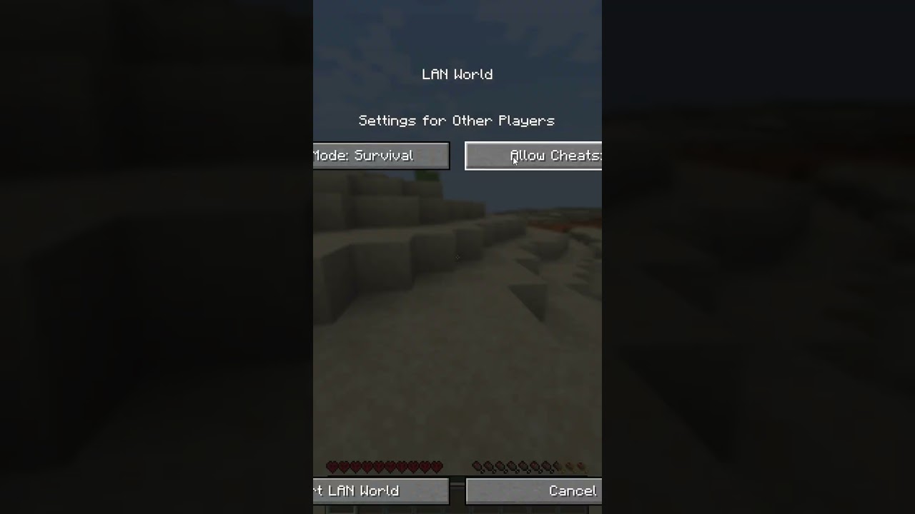 How To Access Creative Mode And Cheats In Hardcore Minecraft