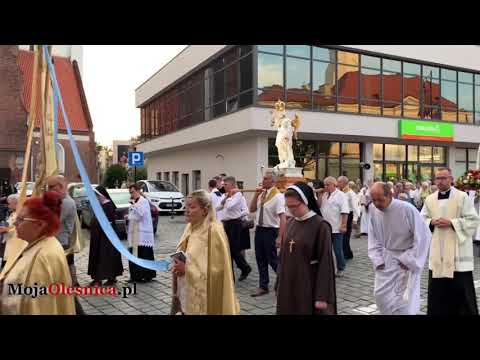 13.08.2019 Oleśnica - procesja w parafii św. Jana w Oleśnicy