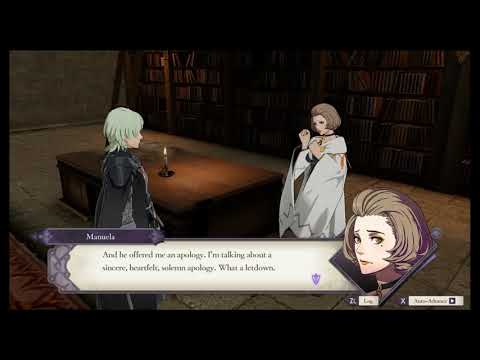 Fire Emblem Three Houses - The Death Knight is actually a really sensitive guy.