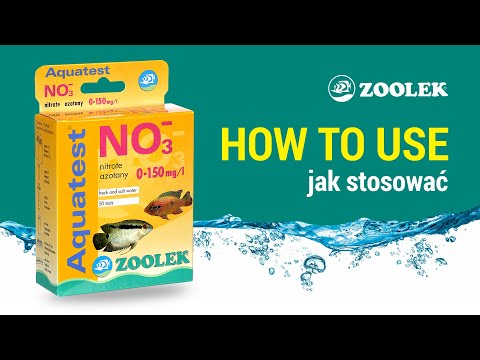 ZOOLEK Aqua Test NO3 (1040) - Test na azotany do akwarium słodkowodnego i morskiego