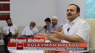 Süleyman Malkoç - Mektubat - Yirmi Dokuzuncu Mektup - Ramazan Risalesi