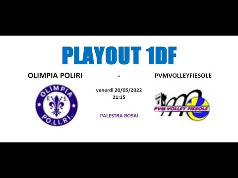 POUT 1DF - OLIMPIA POLIRI vs PVMVOLLEYFIESOLE