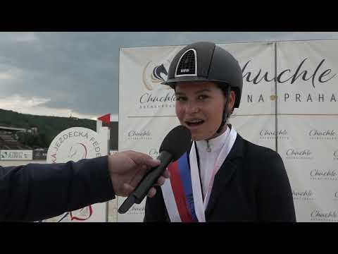 3. kolo MČR st. jun. (rozhovor s Emmou Sophií Španko) – skoky Chuchle Arena Praha, 31. 7. 2022