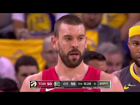 Marc Gasol All Game Actions 2019 NBA Finals Game 4 Raptors vs Warriors Highlights