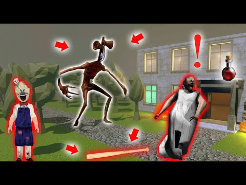 Siren Head vs Granny vs Ice Scream - who won? - Horror Games Stars (Part 2)