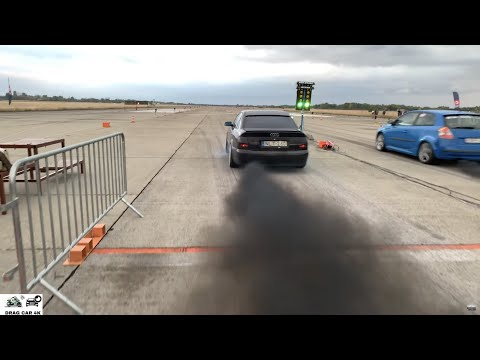 Audi A4 1.9 TDI Audi vs Fiat Stilo 1.9 JTD drag racing 1/4 mile 🚦🚗  - 4K