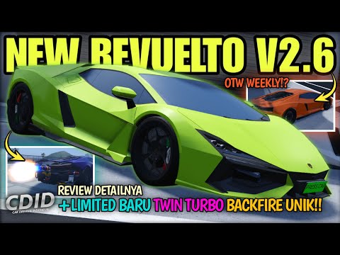 REVIEW TRYING LAMBO REVUELTO TWIN TURBO LIMITED OTW WEEKLY / CDID UPDATE V2.6!? | CDID Roblox Part 4
