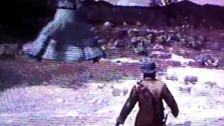 Floating girl on red dead redemption