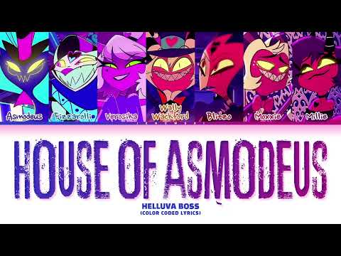 HELLUVA BOSS - 'House of Asmodeus' (Color Coded Lyrics)