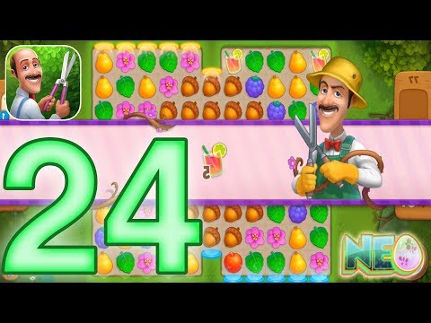Gardenscapes: Gameplay Walkthrough Part 24 - Level 75 - 78 Complete (iOS, Android)
