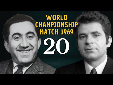 Tigran Petrosian vs Boris Spassky | World Championship Match 1969 | Round 20