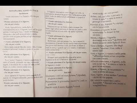 Novena del Santo Natale - Completa