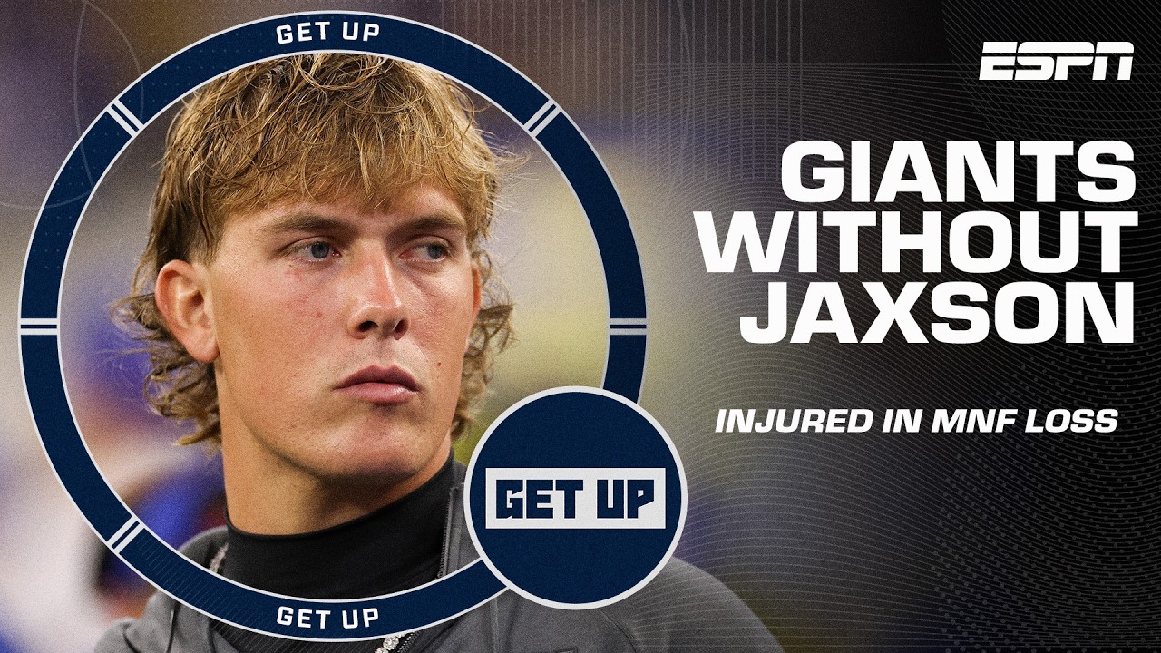 How Jaxson Dart's injury on Monday Night Football will impact the Giants | Get Up