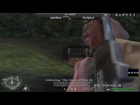 CoD1 Mania Cup #4 - LB Round 4 - CyberStorm vs. The Myth of mp_brecourt