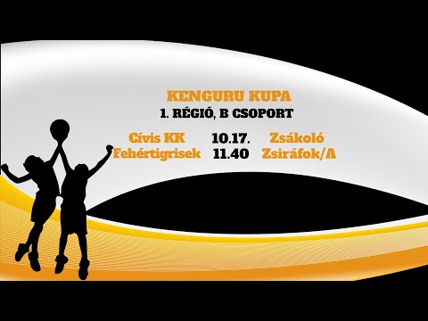 Kenguru kupa: CIVIS KK fehértigrisek -  ZSÁKOLÓ ZSIRÁFOK/A