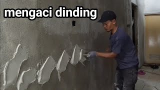 belajar mengaci dinding