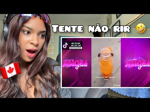 REACT🇨🇦! TENTE NÃO RIR (Melhores vídeos de comédia TikTok)