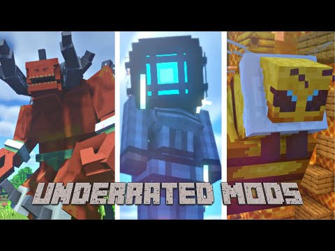 TOP 17 Amazing Underrated Mods for Forge & Fabric 1.16.5/1.17.1 | Mobs, Bosses, Dungeons & More!