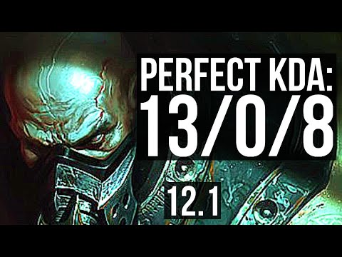 URGOT vs WUKONG (TOP) | 13/0/8, Legendary, 400+ games | NA Master | 12.1