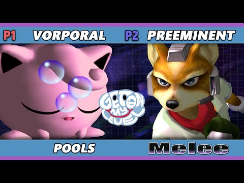 GOML 2023 - Vorporal (Jigglypuff) Vs. Preeminent (Fox) Smash Melee - SSBM