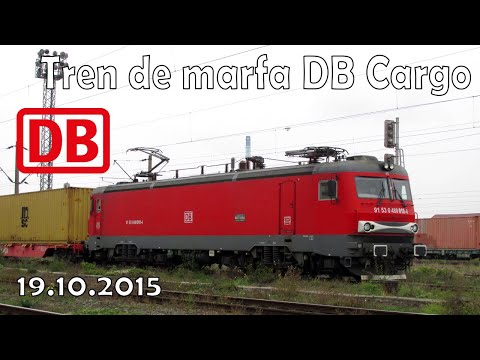 Tren de marfa DB Cargo intrand in Suceava - 19.10.2015
