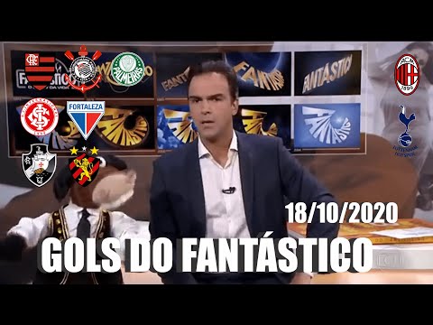 GOLS DO FANTÁSTICO 18/10/2020 | (BRASILEIRÃO E FUTEB0L EUR0PEU) FLAMENGO AMASSOU.