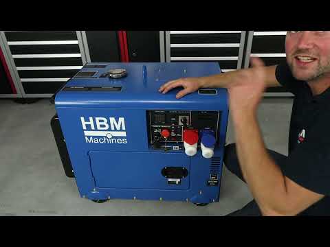 HBM 7.900W Standby Diesel Generator mit 452 cc Motor, 400V/230V/12V