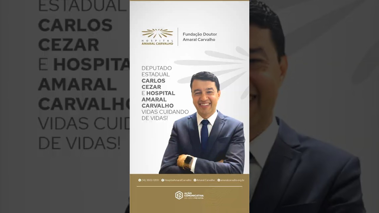Deputado Estadual Carlos Cezar: compromisso com a vida