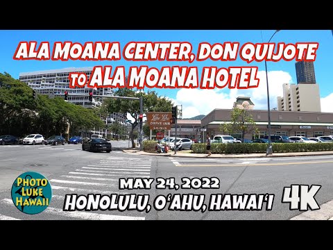 Ala Moana Center Don Quijote para Ala Moana Hotel 24 de maio de 2022 Keeaumoku St Kapiolani Blvd Oahu Havaí